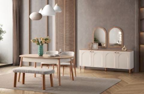 Zen Bohem Yemek Odası